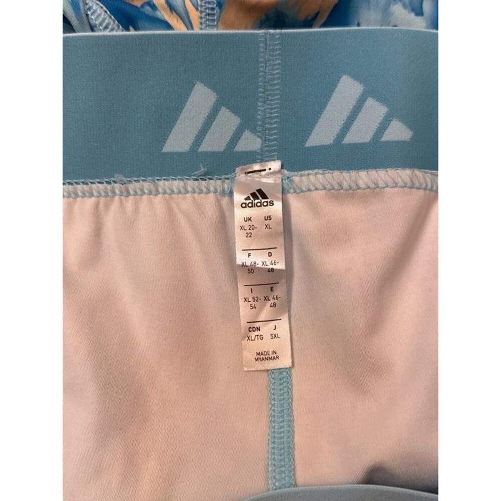 Adidas Techfit Compression Shorts Women’s XL Blue Print